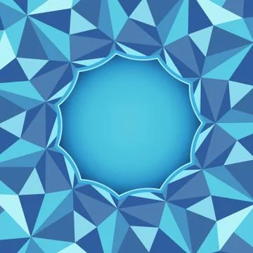 Background with crystal or ice Stock Illustration