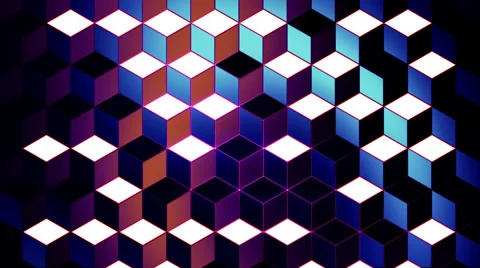 Background from cubes Stock Footage 53879945