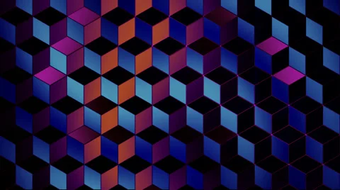 Background from cubes  Stock Footage 53880157