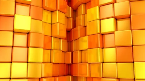 Background of Cubes Stock Footage 128195468
