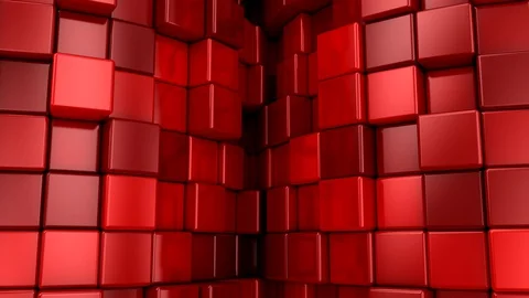 Background of Cubes Stock Footage 128195614