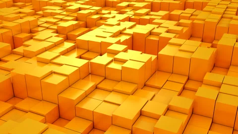Background of Cubes Stock Footage 134815013