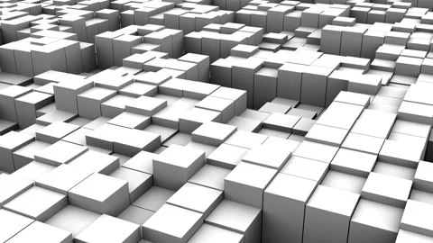 Background of Cubes Stock Footage 135971350