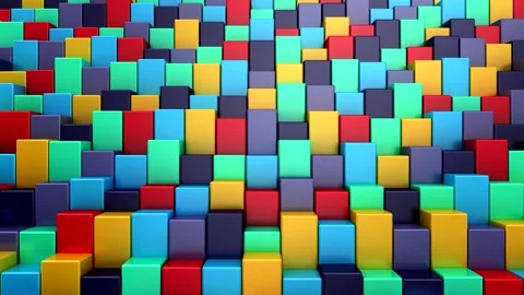 Background of Cubes Stock Footage 273050287