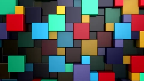 Background of Cubes Stock Footage 339065876