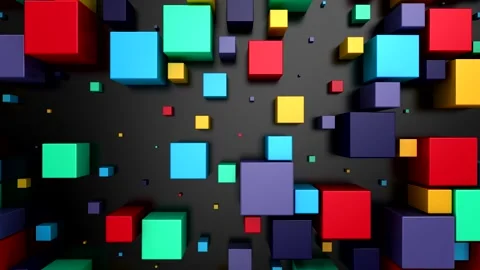 Background of Cubes Stock Footage 340568012