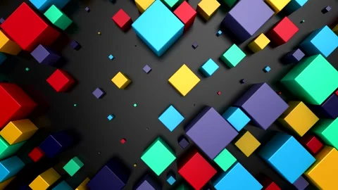 Background of Cubes Stock Footage 340911114