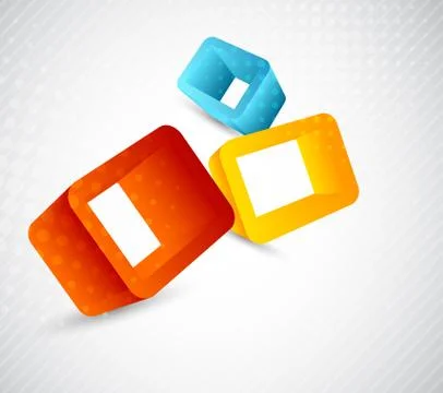 Background with cubes Stock Illustration