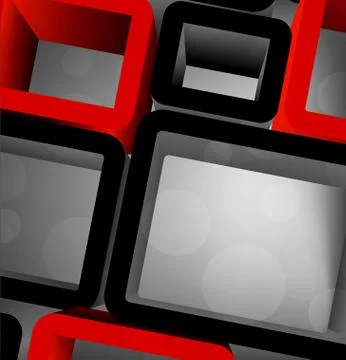 Background with cubes Stock Illustration