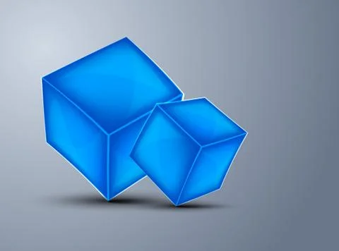 Background with cubes Stock Illustration