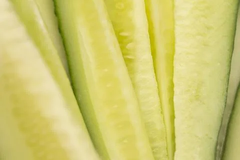 Background from cucumbers. macro Foto stock