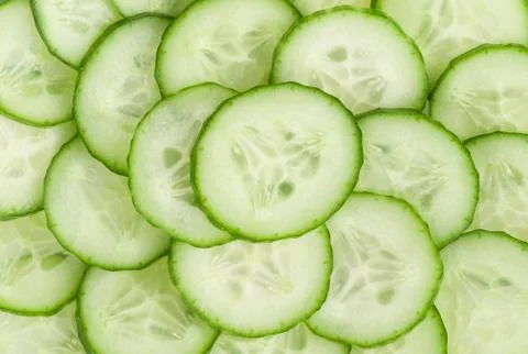 Background with cucumbers 写真素材