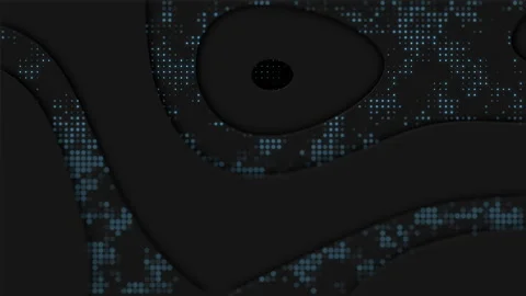 Background Curve Shapes and Dots in a 3D animation Stock Footage 253628127
