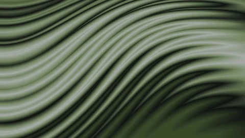 Background of curved light and dark green lines Stock Footage 107419997