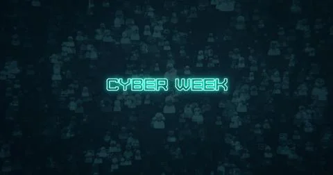 Background for Cyber Week. 02 Stock Illustration