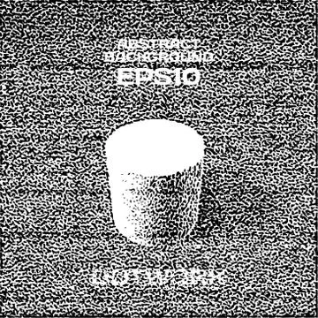 Background cylinder with shadow engraved dots and spots Stock Illustration