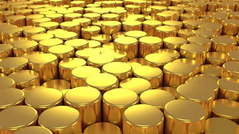 Background of Cylinders Stock Footage 93535445