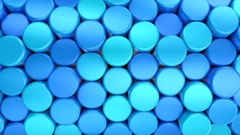 Background of Cylinders Stock Footage 93616610