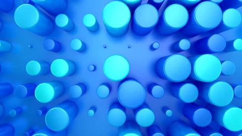 Background of Cylinders Stock Footage 205607837