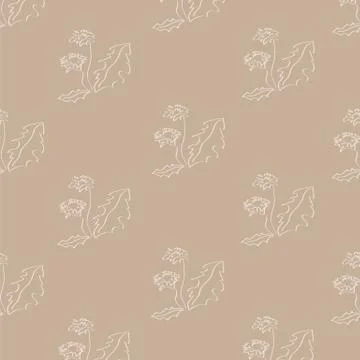 Background from dandelions Stock Illustration