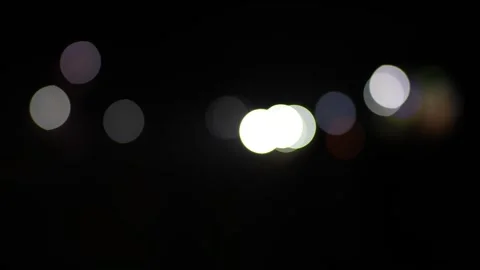Background dark bokeh blur road light blinking Video stock 293517920