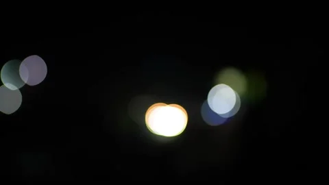 Background dark bokeh blur road light Stock Footage 293518003