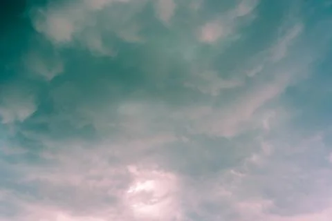 Background of dark clouds before a thunder-storm Stock Photos