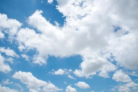 Background of dark clouds before a thunder-storm Stock Photos