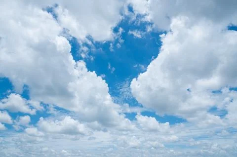 Background of dark clouds before a thunder-storm 写真素材