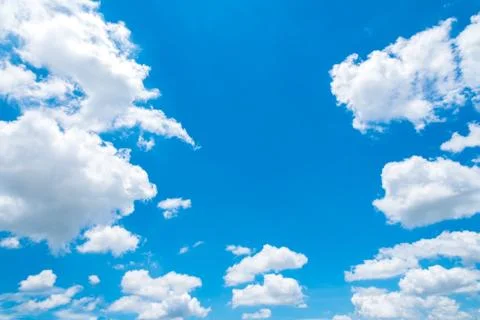 Background of dark clouds before a thunder-storm Stock Photos