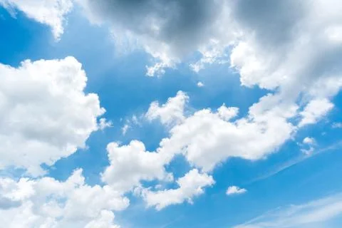 Background of dark clouds before a thunder-storm 스톡 사진