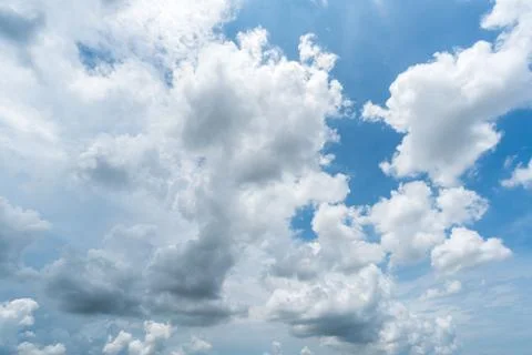 Background of dark clouds before a thunder-storm 스톡 사진