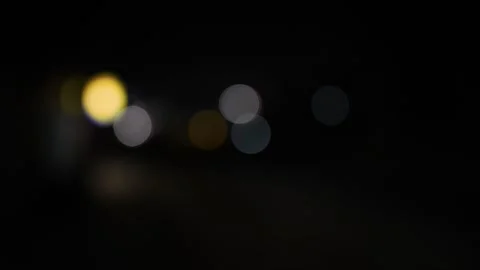 Background dark night blur bokeh road light effect Stock Footage 293518062