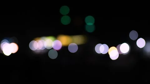 Background dark night bokeh blur road light footage Stock Footage 293518349