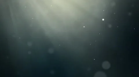 Background in the dark with sun rays and flying particles. Stock Footage 58622328