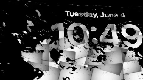 Background of a date and time Stock Footage 276888110