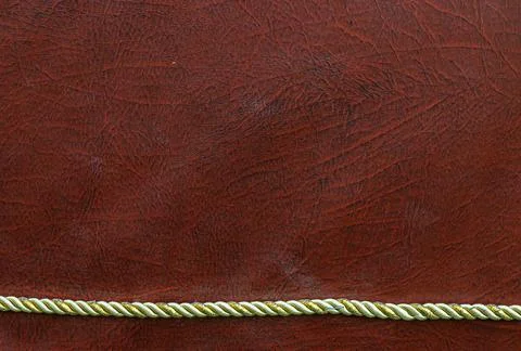 Background of decorative cord - closeup string texture Stock Photos