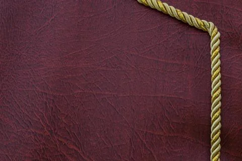 Background of decorative cord - closeup string texture Stock Photos