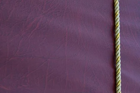 Background of decorative cord - closeup string texture Stock Photos