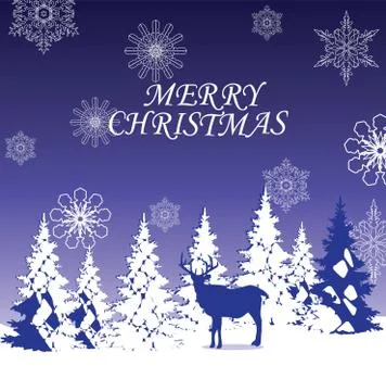 Background deer Stock-Illustration