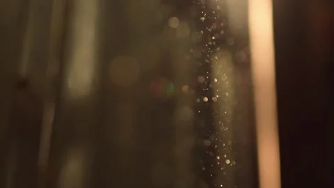 Background of defocused dust particles. Abstraction Stock Footage 202347467
