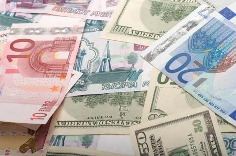 Background from denominations Stock Photos