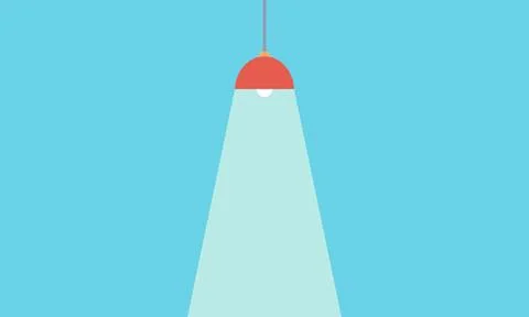Background design and lights on Illustrazione stock