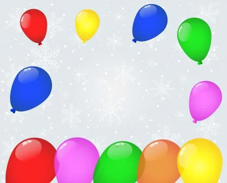 Background for a design with bright air marbles Stock Illustration