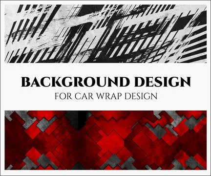 Background Design for car wrap design Stock-Illustration