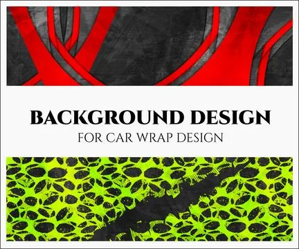 Background Design for car wrap design Stock-Illustration