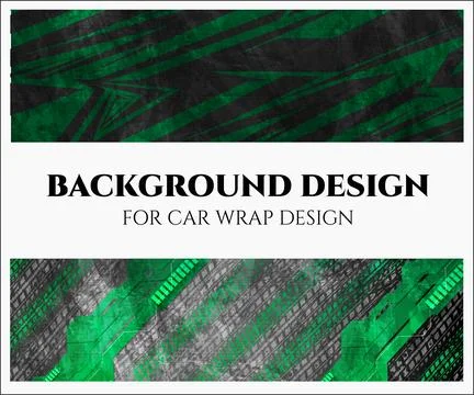 Background Design for car wrap design Stock Illustration