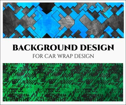 Background Design for car wrap design Stock Illustration
