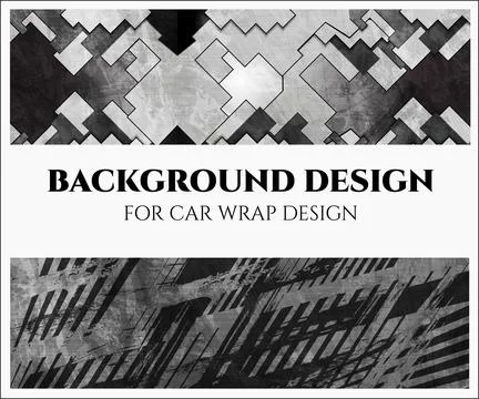 Background Design for car wrap design Stock Illustration