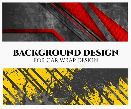 Background Design for car wrap design Stock Illustration